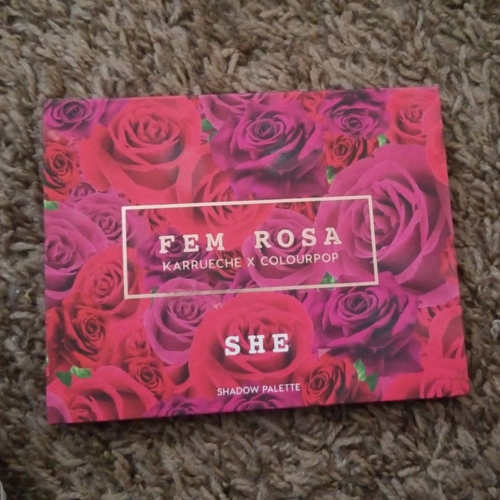 Karrueche x colourpop fem rosa pallete